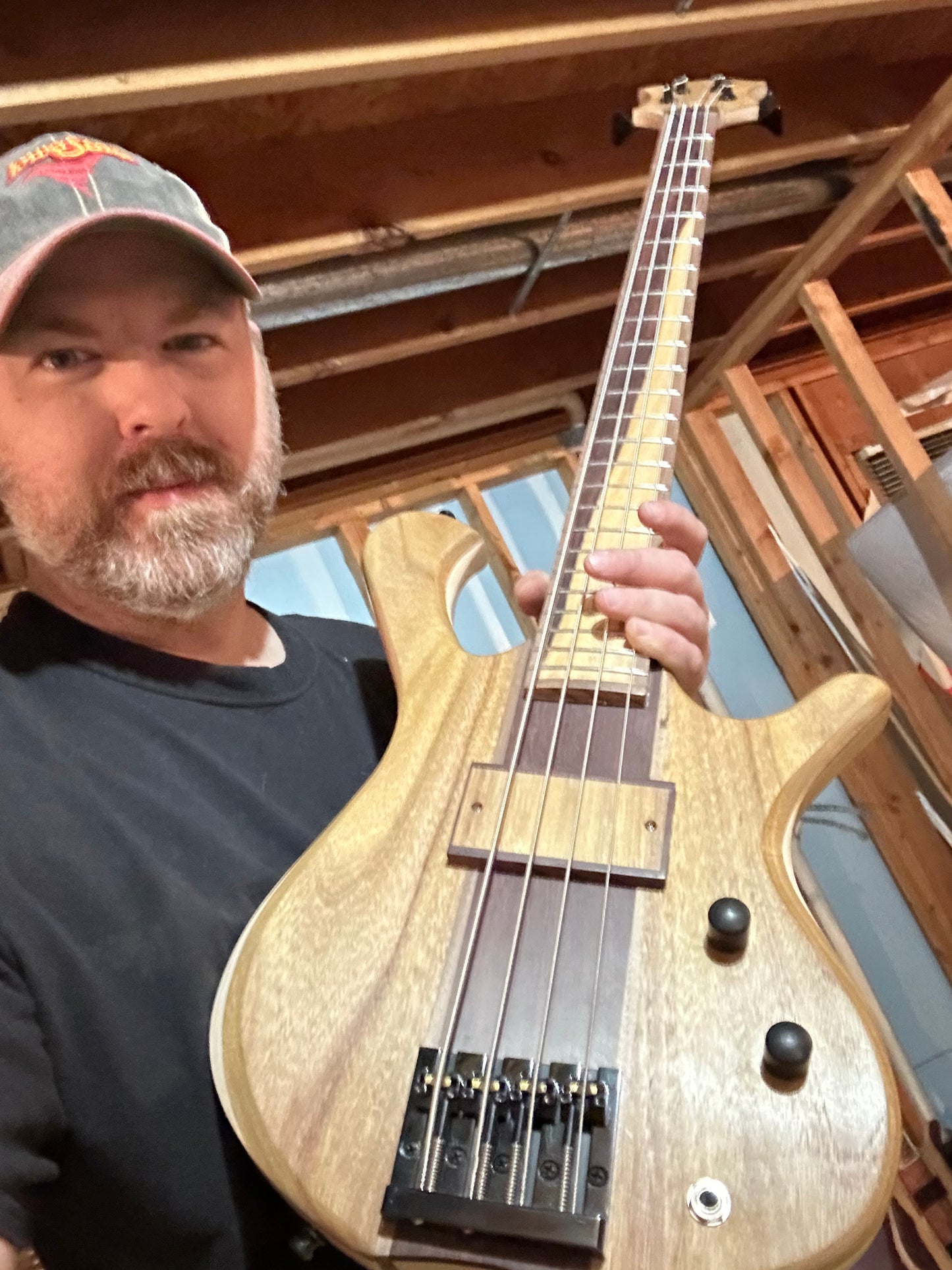 Canary & Katalox 4 string bass