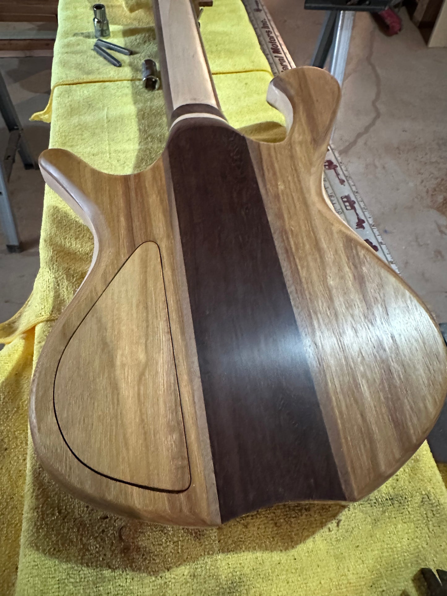Canary & Katalox 4 string bass