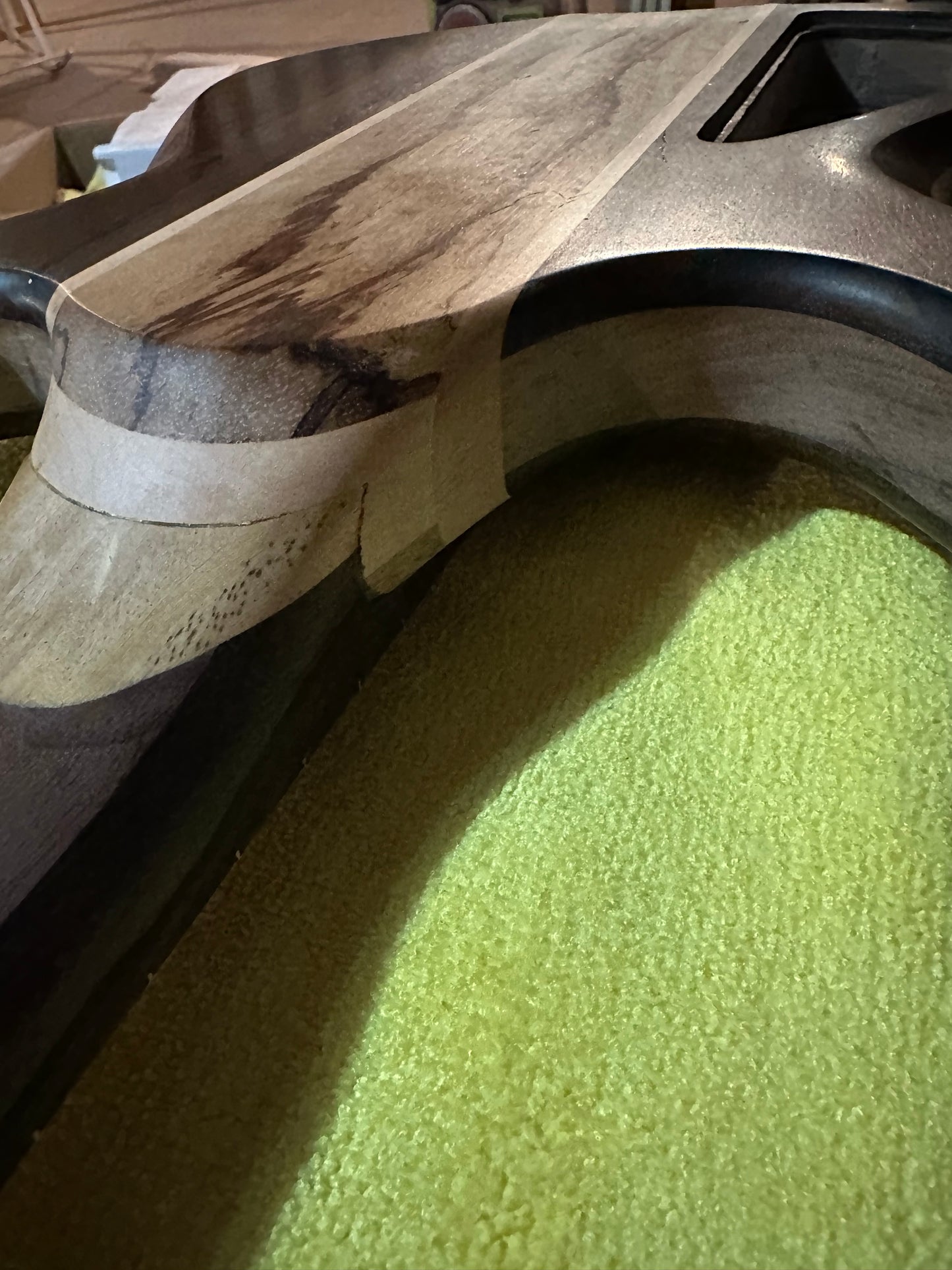 Ziricote 4 string bass.